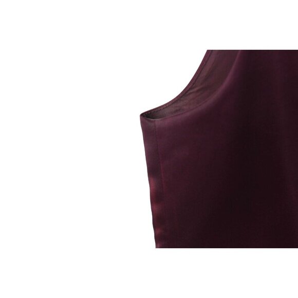 Vintage Laura Ashley Satin Blouse Top Size 10 Sleeveless Classic Elegant Rare - Picture 3 of 10